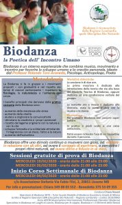 Biodanza settimanale serale Lissone