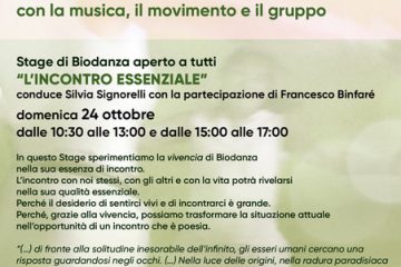 LOCANDINA EVENTO PROPOSTO DA SILVIA SIGNORELLI 24 OTTOBRE 2021 A MILANO